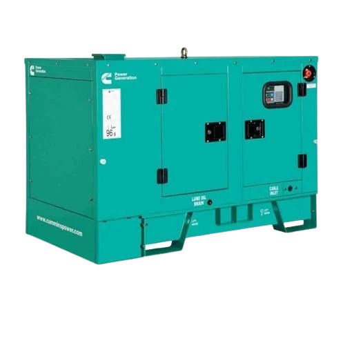 Green 379X130X180 Cm 415 Volt 50 Hertz 1470 Kg Three Phase Cummins Dg Set 