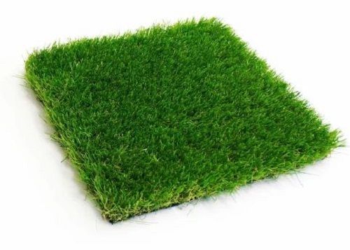 4X6 Feet Rectangular Plain Non Woven Rubber Artificial Grass Mat Back Material: Anti-Slip Latex