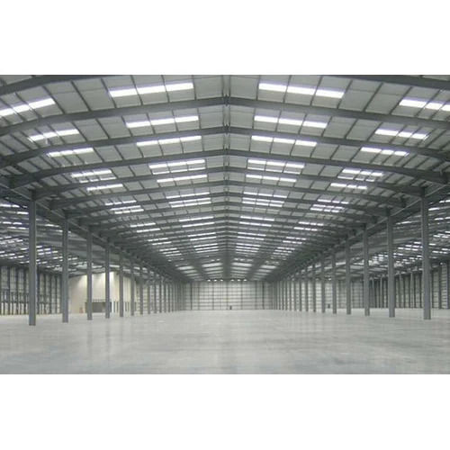 Grey 5 Mm Thick Corrosion Resistant Weather Proof Steel Industrial Shed 