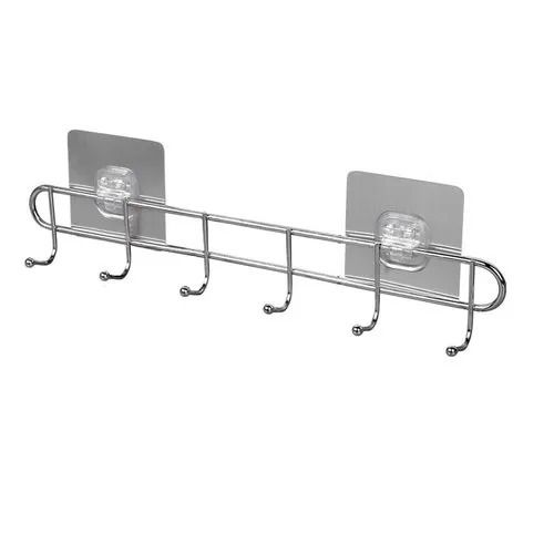 6 Inches Stainless Steel Indoor Wall Mounted Hooks Weight: 80 Grams (G)