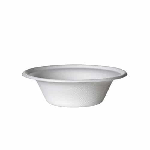 White 8 Inches Disposable Thermocol Bowls For Event And Party Supply