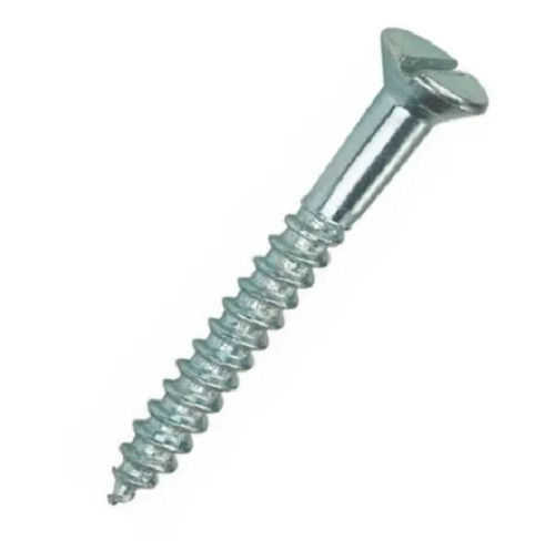 Silver 8X19Mm Corrosion Protection Round Head Mild Steel Screw For Industrial Uses