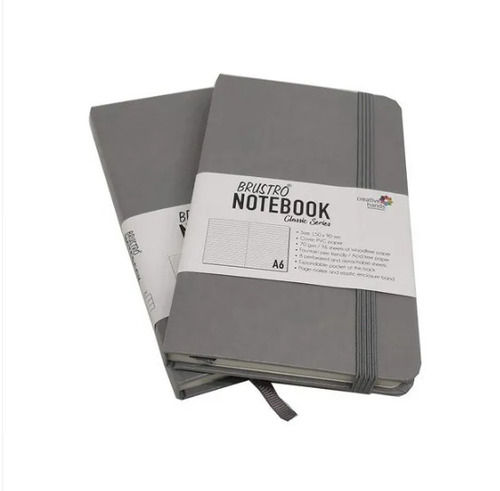 A6 Hard-Bound Pvc Cover Paper Writing Notebook For Students Hard Bound