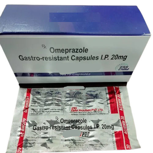 General And Common Medicine Omeprazole Gastro Resistant Capsules  Recommended For: To Treat Certain Conditions Where There Is Too Much Acid In The Stomach