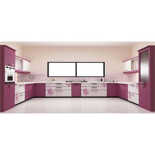 घर और होटल के उपयोग के लिए प्लाइवुड मॉडर्न मॉड्यूलर किचन