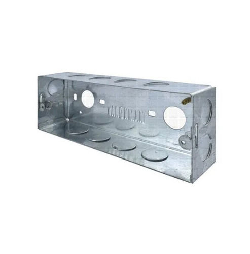 Rectangular Galvanized Iron Modular Electrical Box For Electric Fittings Accuracy: 99.9 Â°C