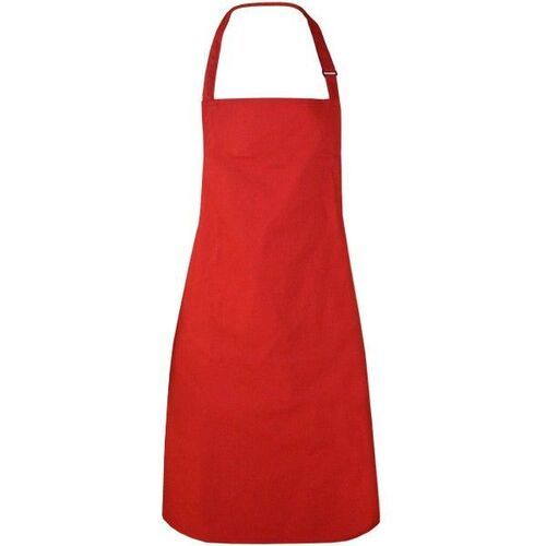 Shrink Resistant Plain Cotton Aprons For Kitchen Use