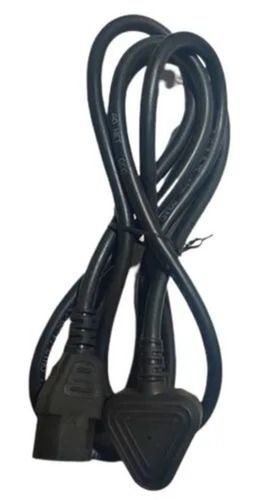 1.5 Meters 3 Pin Computer Power Cable With 6.3 Milimeters Outer Diameter