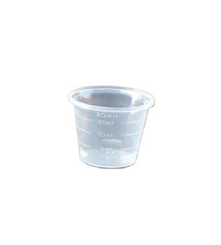 20ml Transparent PP Plastic Measuring Cups for Pharmaceutical Industry