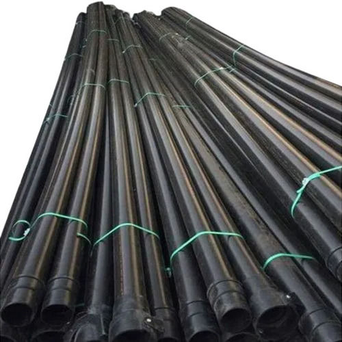 Black 4 Mm Thick 6 Meter Seamless Round Rigid Hdpe Plastic Pipe For Electric Fittings