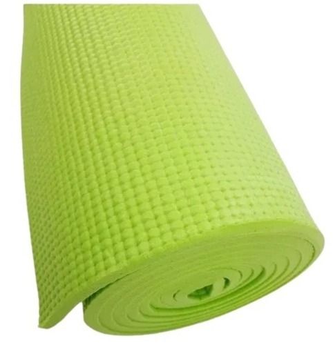 4 Mm Thick 60X45 Cm Non Slip And Plain Rectangular Eva Yoga Mat Back Material: Rubber Tpr