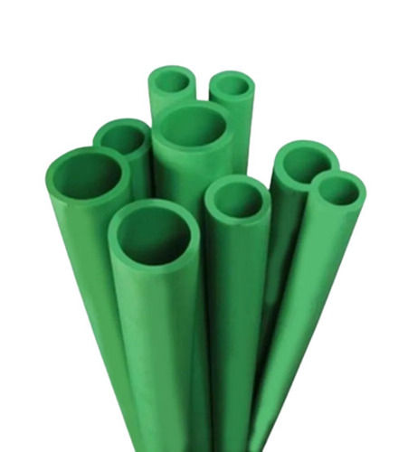 Green 5 Mm Thick 2 Inch Round Polypropylene Random Copolymer Pipe 