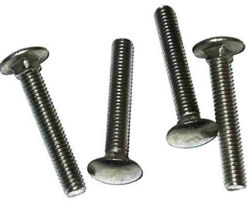 54 Mm Quenched Round Head Galvanized Mild Steel Carriage Bolt