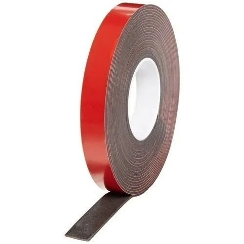 Red 6 Mm Thick 1 Inch 10 Meter Single Side Adhesive Acrylic Foam Tape