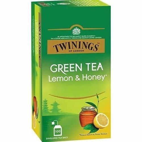 Antioxidants Rich Lemon And Honey Green Tea Bags, Box Of 100 Tea Bags Brix (%): 1.8%