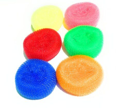 Silver Available In Various Plastic Bath Scrubber For Daily Use