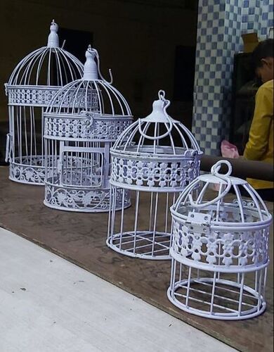 Copper Decorative Bird Cage For Home Decoration Use