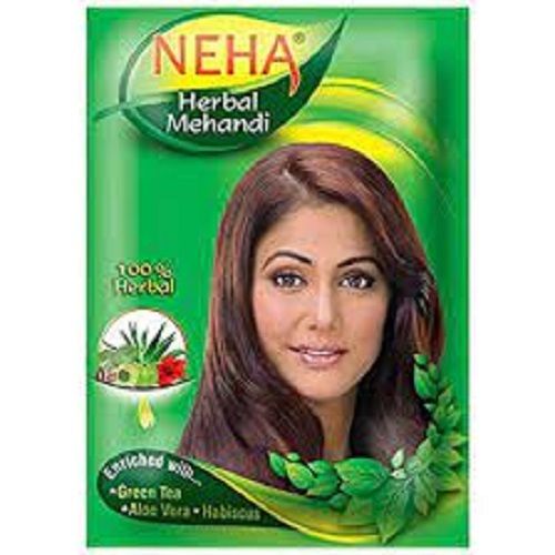 100 Percent Natural And Herbal Neha Mehndi Hair Color Powder