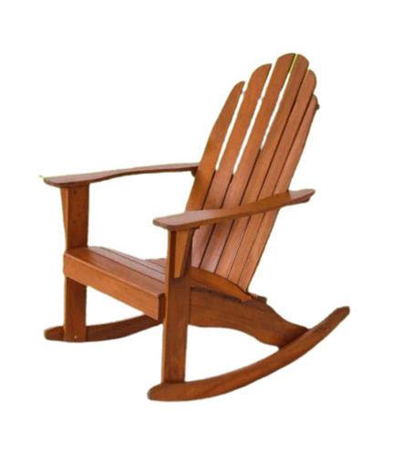16.5 Kilograms Termite Resistance Polished Finish Wooden Rocking Chair