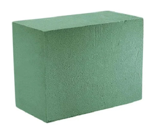 Floral Foam - 230x105x70 Mm, Green Color | Lightweight, Plain Texture, 18 Mm Thickness, Perfect For Decorative Projects And Packaging