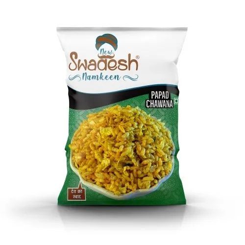 250gm Packed Masala Salted Papad Chawana Namkeen