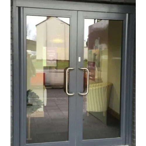 30 Mm Thick Rust Proof Powder Coated Aluminum Swing Door  Application: Exterior