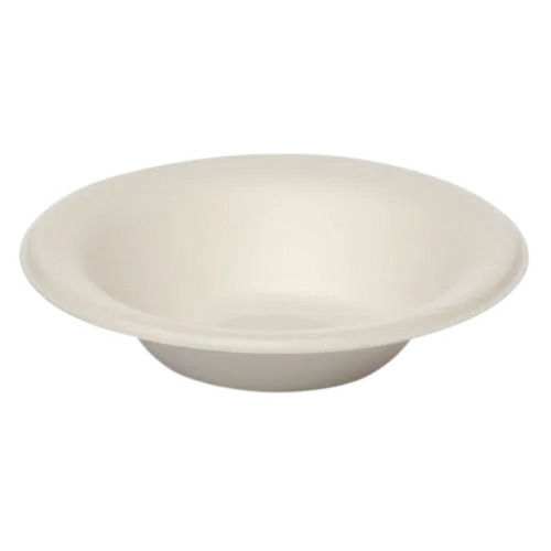 5 Inches Plain Sugarcane Bagasse Round Biodegradable Bowl