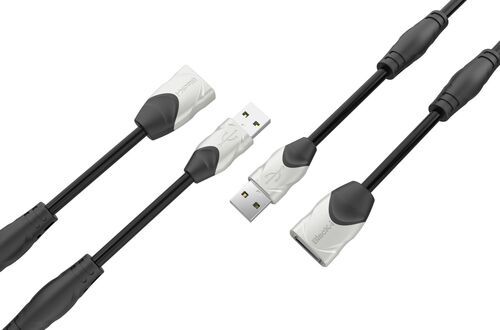 Black Black-I Usb 2.0 Male To Female Extension Cable 1.5 Meter Bi-U2Mf150