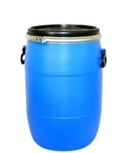 Blue 375 X 595mm Round Shape 50 Liter Capacity Plastic Can