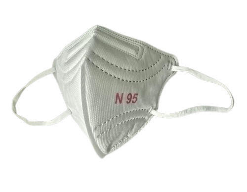 White Light Weight Reusable Non Woven N95 Mask For Anti Pollution 