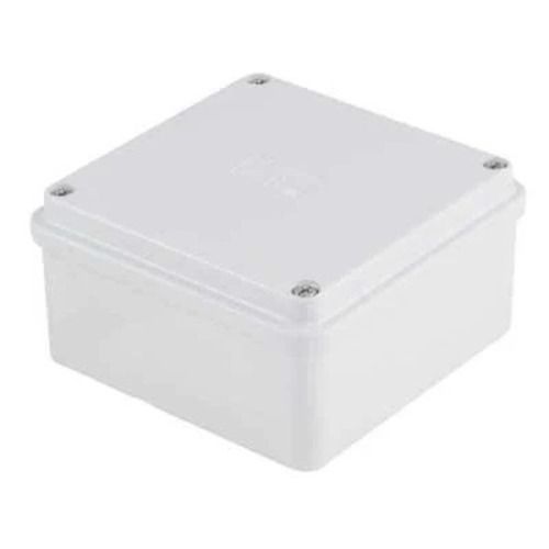 White Lightweight And Plain Square Polyvinyl Chloride Box For Domestic