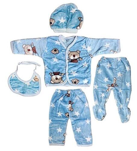 Printed Cotton Baby Clothes Set For Daily Wear