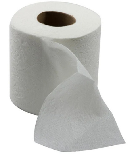White Soft And Plain Single Core Disposable Tissue Paper Roll For Toilet