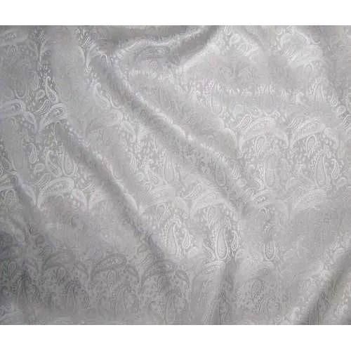 Shinny Washable And Soft Plain Silk Jacquard Fabric For Garments