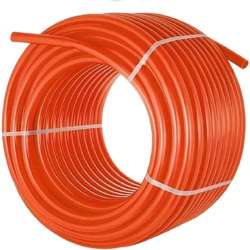 Orange 10.3 Mm Thick Scratch Resistance High Density Polyethylene Duct For Utilities Water