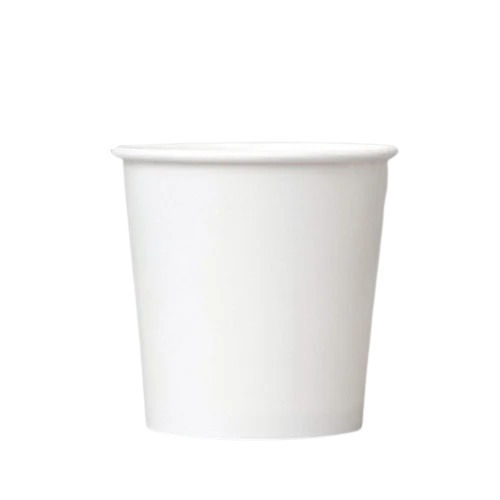 100ml Eco Friendly Biodegradable Plain Round Disposable Paper Cups
