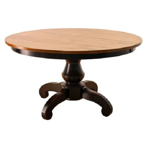 106.7x152.4x76.2 Cm Modern Round Wooden Dining Table For Dining Room