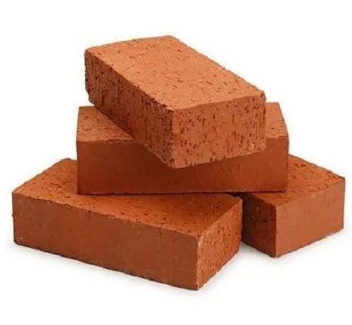 Red 12X6X10 Inch Rectangular Autoclaved Common Brick For Construction Uses