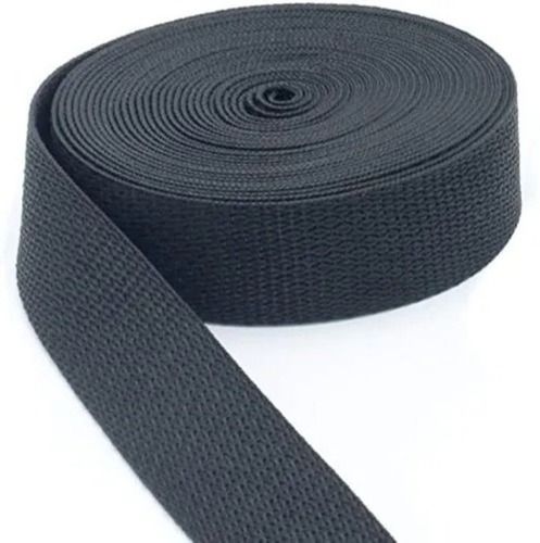 2.3 Mm Thick Washable And Plain Cotton Webbing Tape For Packaging Shinny