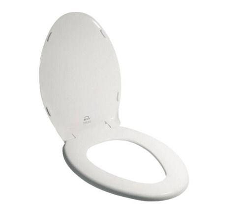 White 20 Inches 150 Gram Matt Finish Above Counter Mounted Toilet Seat Cover