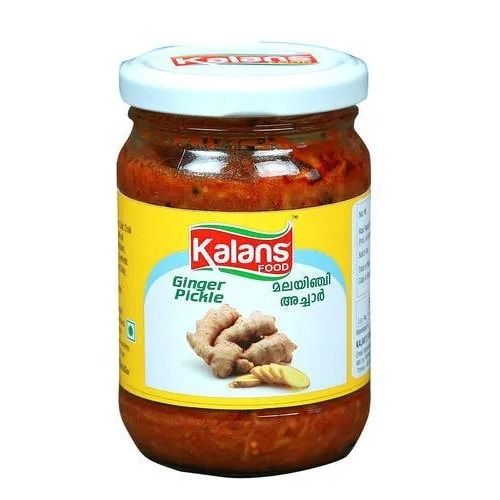 350 Gram Ready To Eat Spicy And Tangy Flavor Ginger Pickles Additives: 00