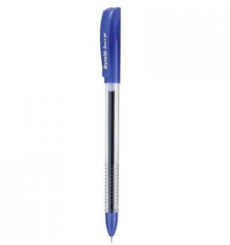 Blue And Transparent 6.5 Inches 8 Grams Plastic Body Waterproof Gel Ink Pen For Writing