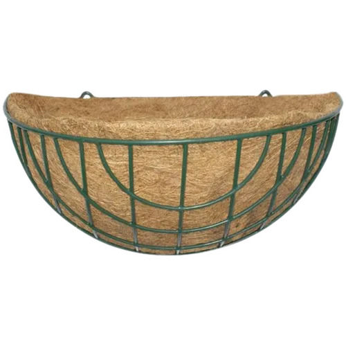 8 Inches Diameter Eco Friendly Coconut Coir Round Hanging Basket For Planting