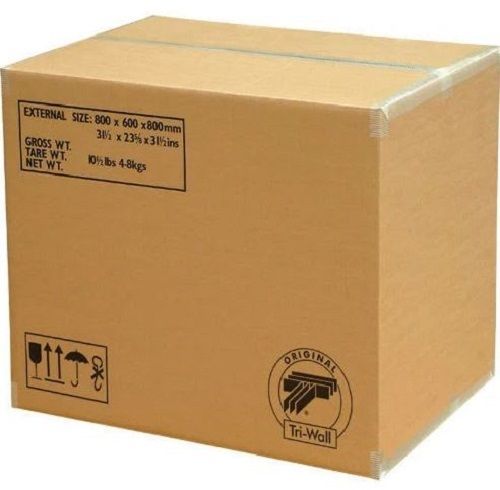 Brown 800 X 600 X 800 Mm Hot Stamping Printed Cardboard Packaging Box