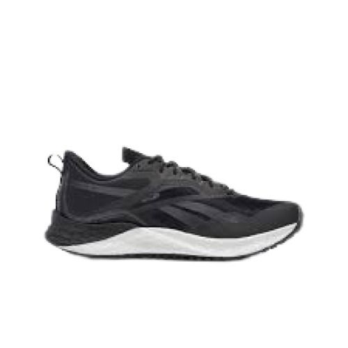 Black With White Air Mesh Lining Evc Insole Rubber Outsole Sports Shoes