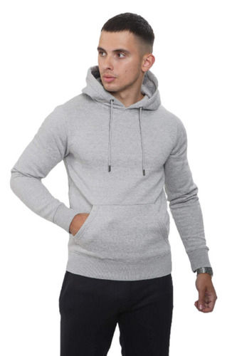 Full Sleeve Casual Wear Polyester And Cotton Sweatshirt For Men  Chest Size: Na