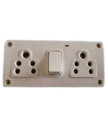 Rectangular Plain Ip55 Protection Level Plastic Single Phase Electric Switch Board Application: Home