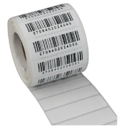 120 Gsm Eco Friendly Light Weight Paper Printed Barcode Label