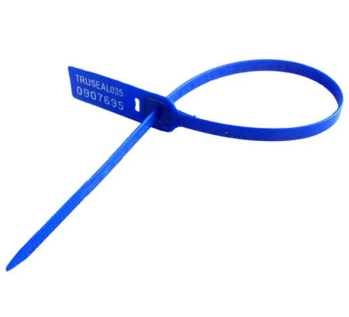 Blue 7 Inch And Plain Plastic Seals For For Courier Security Uses