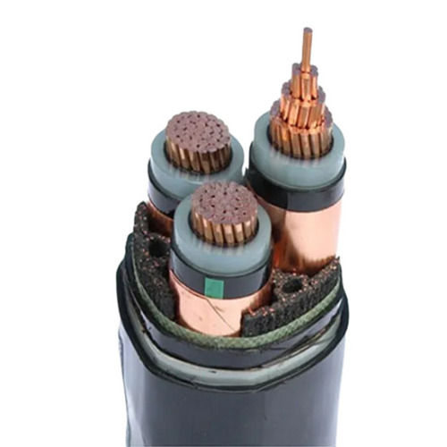 90 Meter High Voltage Xlpe Insulated Three Core Copper Armoured Cable Application: Construction